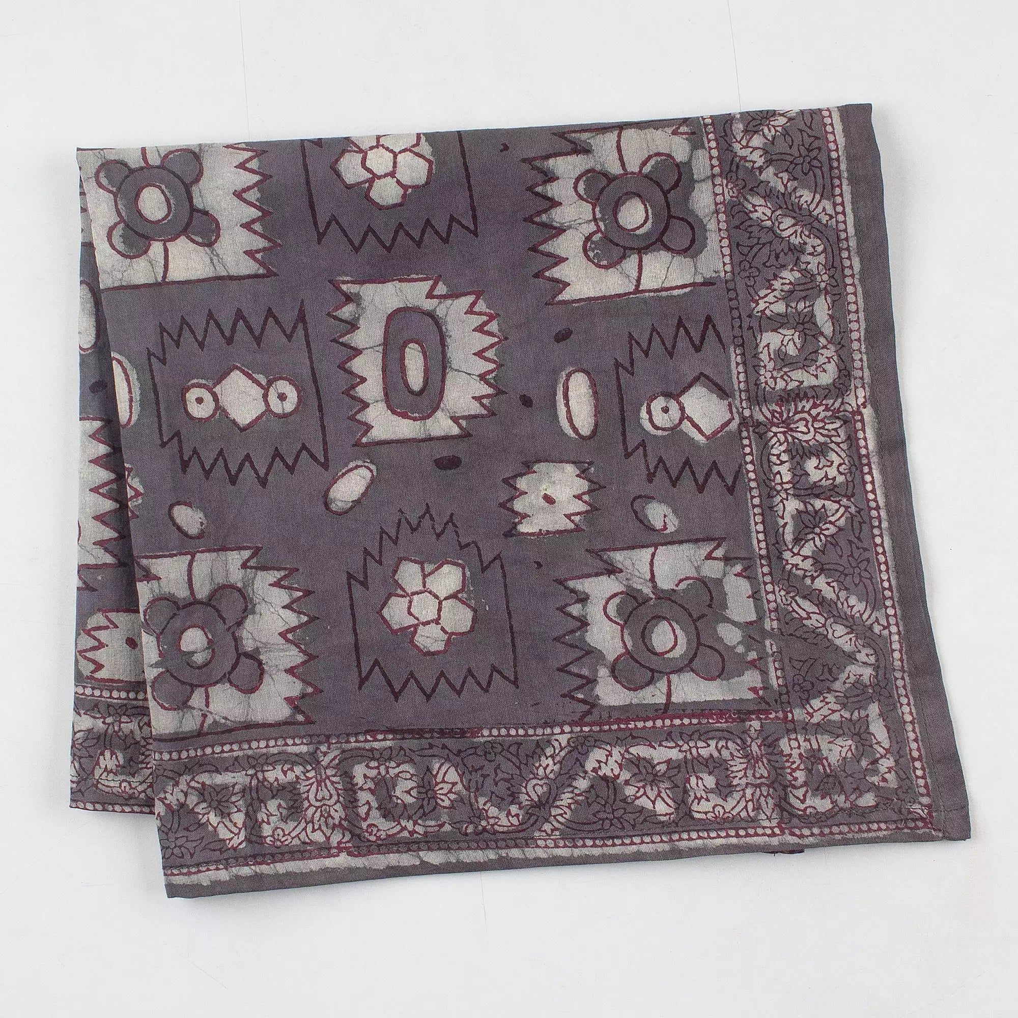 Breathable Hand Block Print Cotton Bandana for Men Nad Women 584